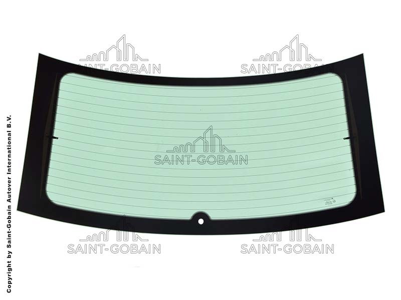 REAR HEATED WINDOW (1 HOLE) SEKURIT