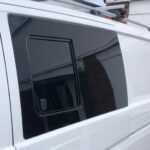 LHF BONDED SLIDE ASSY GLASS FRAME GREY