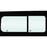 RHR LWB BONDED SLIDING GLASS GY (OPENING AT FRT)